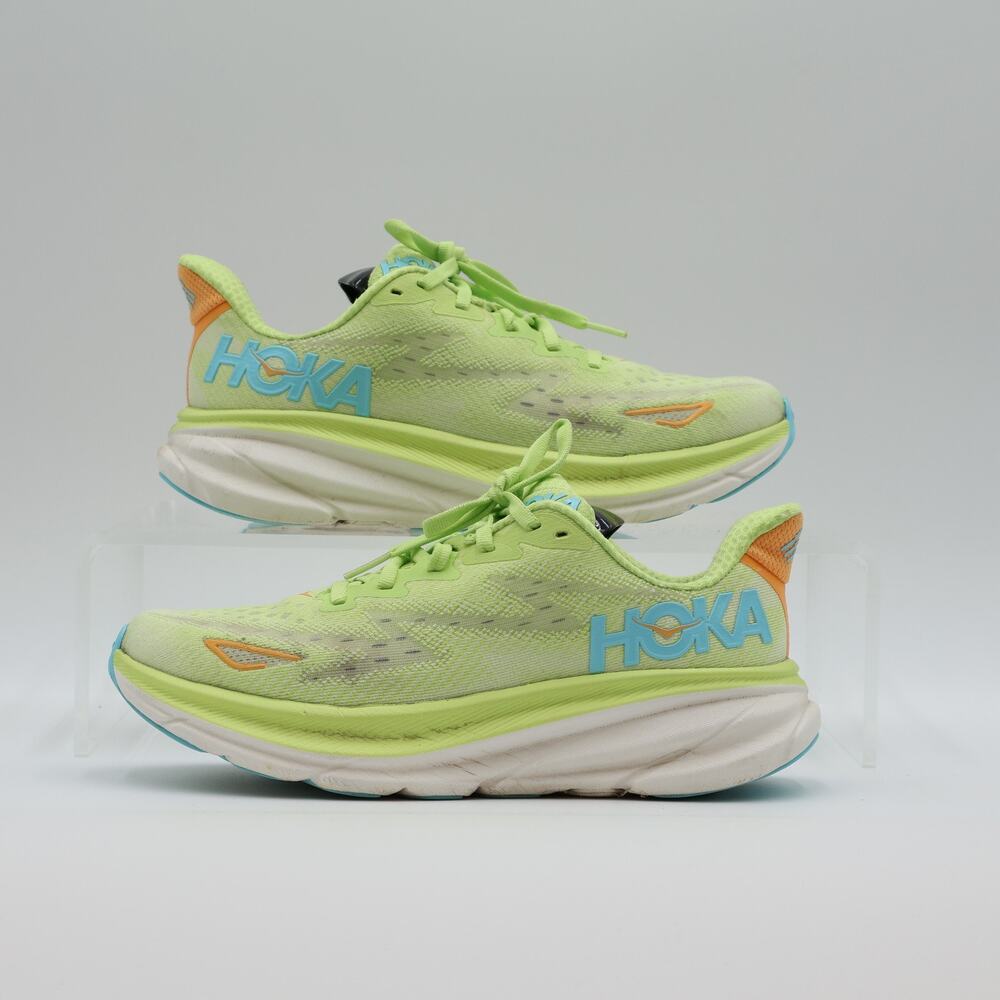 Hoka Clifton 9 Running Men's Sneakers Size 6.5 (Women 8) Green